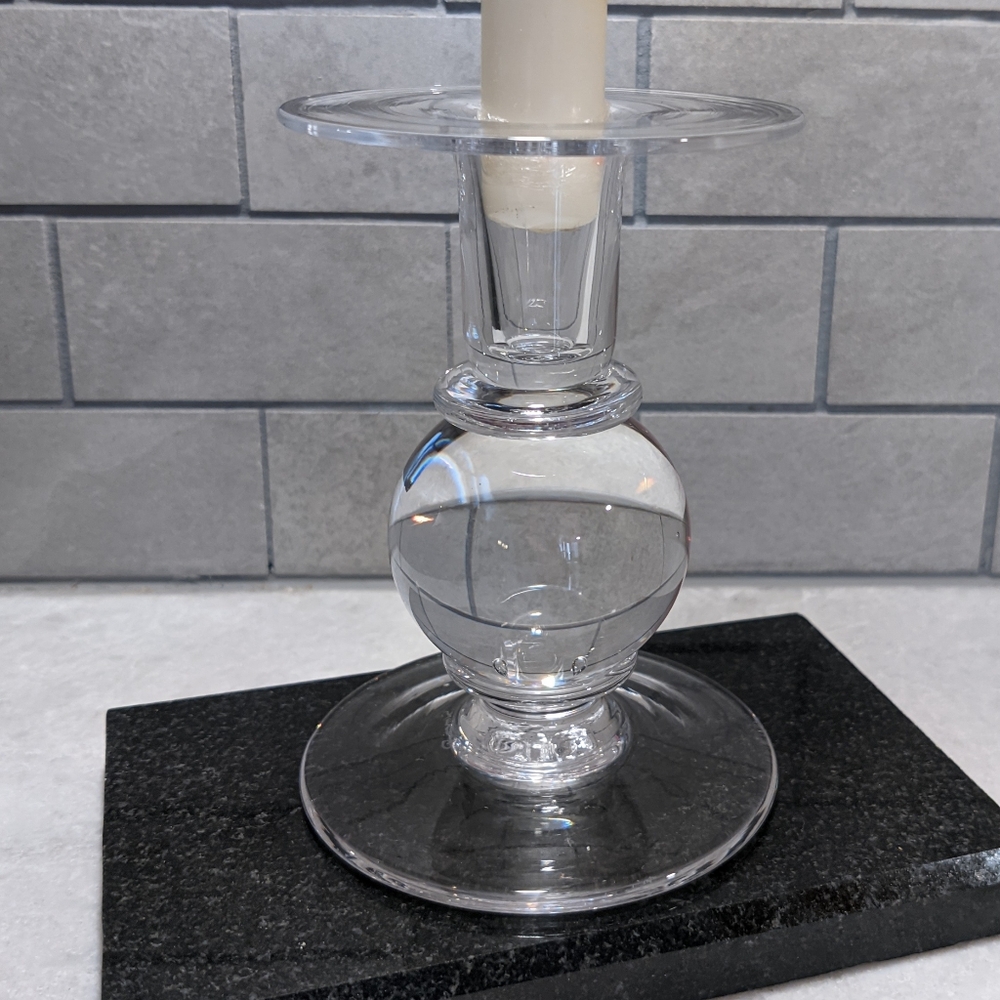 Simon Pearce Hartland Ball Bubble Candlestick Candle Holder (Single)